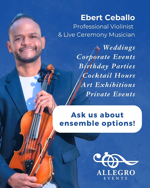Allegro Events 
Southeast Florida LGBT Wedding Ceremony Officiating & Live Violin Music


