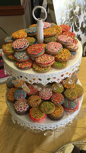 Candy Buffet lady LGBT Wedding Candy in Boca Raton Florida