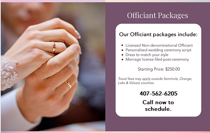- Orlando, Florida LGBT Wedding Planner and Officiant Services - Classically Cool Event Productions