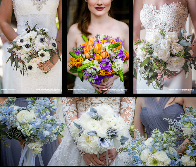 Wedding Bouquets - South Florida LGBT Wedding Floral Design and Decor - Dalsimer Atlas
