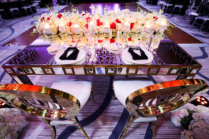 Groom and Groom Table Setting - South Florida LGBT Wedding Floral Design and Decor - Dalsimer Atlas
