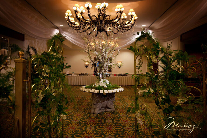 Garden gateway - South Florida LGBT Wedding Floral Design and Decor - Dalsimer Atlas