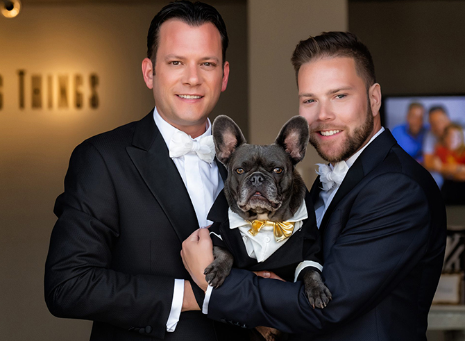 Gay Wedding - South Florida LGBT Wedding Floral Design and Decor - Dalsimer Atlas