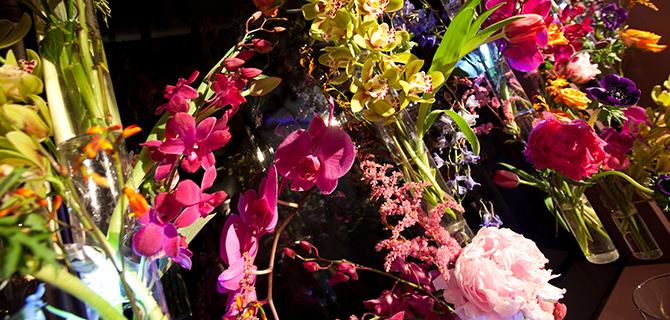 Orchids and Peonies - South Florida LGBT Wedding Floral Design and Decor - Dalsimer Atlas