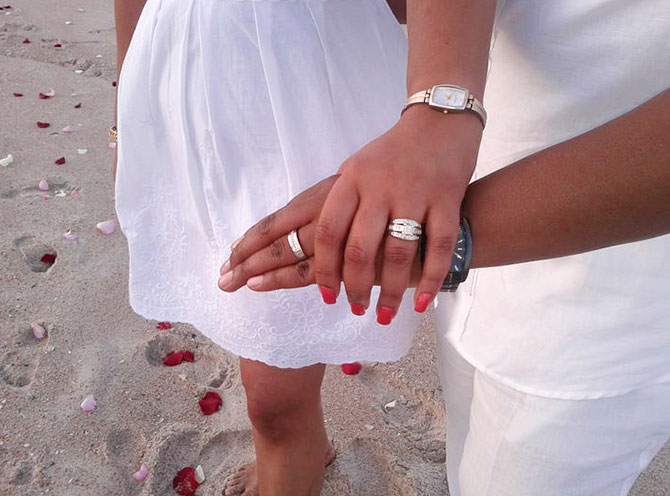 Florida Wedding Celebrant - Jacksonville, FL LGBT Weddings - Wedding bands of brides
