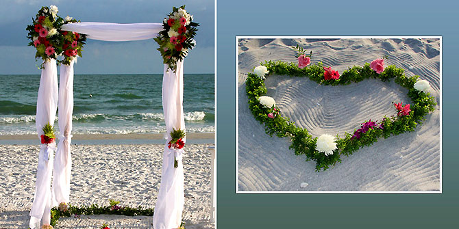 Florida Weddings Online - Wedding Ceremony Beach Arch