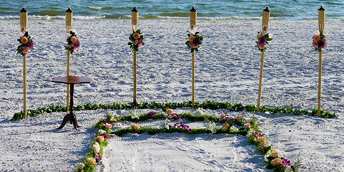 Florida Weddings Online - Beach Ceremony site