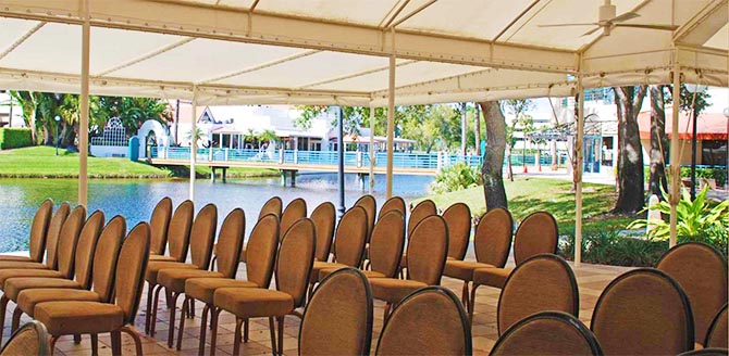 Lakeside Terrace Banquet Center LGBT Wedding venue in Boca Raton Florida