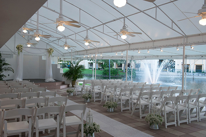 Lakeside Terrace Banquet Center LGBT Wedding venue in Boca Raton Florida