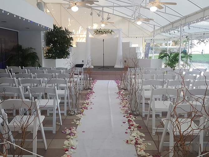 Lakeside Terrace Banquet Center LGBT Wedding venue in Boca Raton Florida