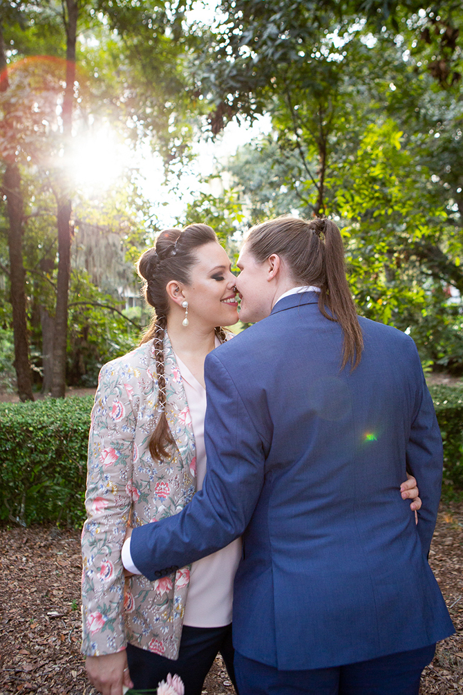 Forest Lesbian Wedding Photographer - Lori Barbely Photography