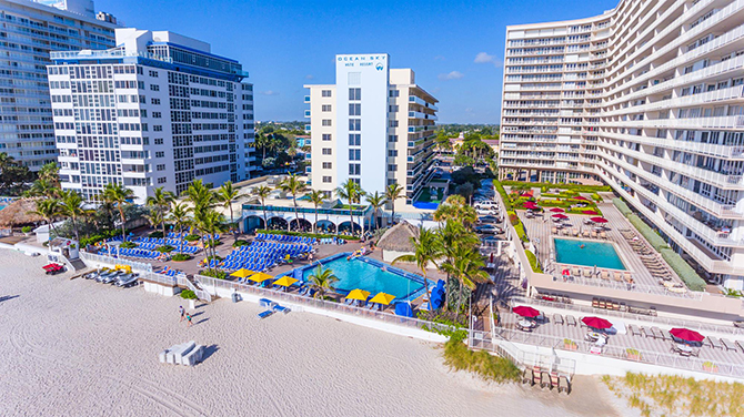 Fort Lauderdale Beach, Florida LGBT Wedding Packages - Ceremony Site - Ocean Sky Hotel and Resort