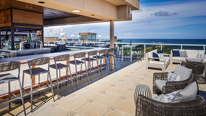 Pompano Beach, Florida LGBT Weding Ceremony Venue - Pier Six Rooftop - Hilton Pompano