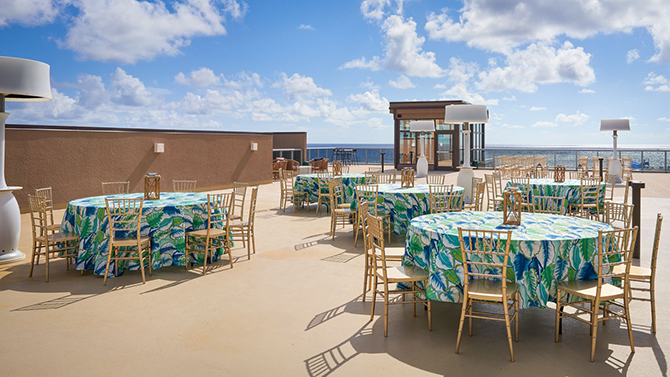 Pompano Beach, Florida LGBT Weding Ceremony Venue - Pier Six Rooftop - Hilton Pompano