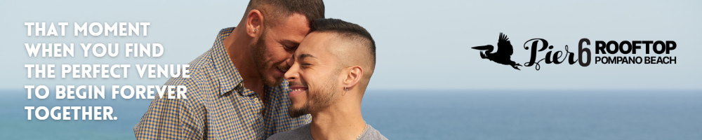 Pompano Beach, Florida LGBT Weding Ceremony Venue - Pier Six Rooftop - Hilton Pompano