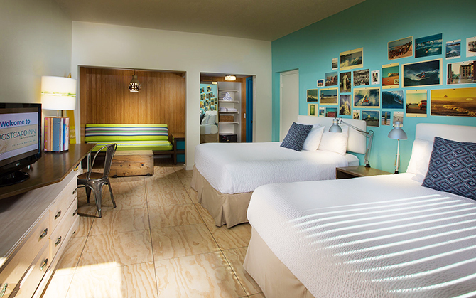 Hotel Room interior at Postcard Inn On The Beach St. Pete Beach