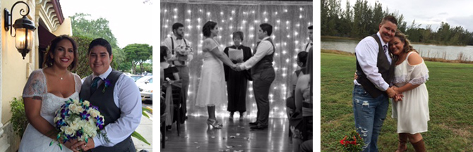 Priceless Vows Pembroke Pines Florida Transgender Couple Smiling