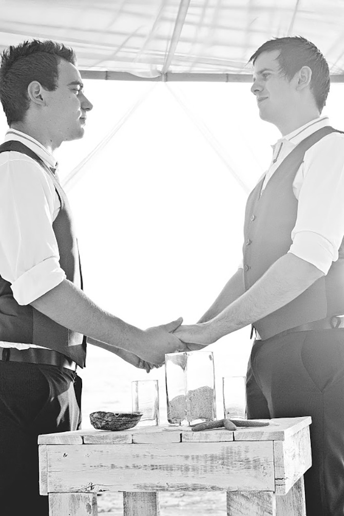 Tide the Knot Beach Weddings - Grooms wedding ceremony