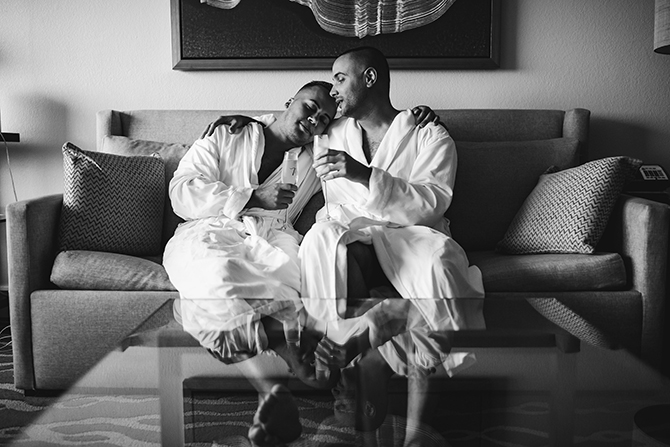 LGBT Honeymoon - Tiny House Photo LGBT Wedding Photographer