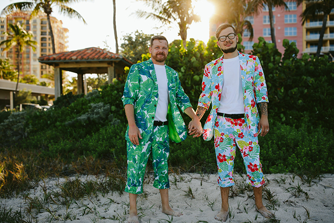 LGBT Miami Beach - Tiny House Photo LGBT Wedding Photographer