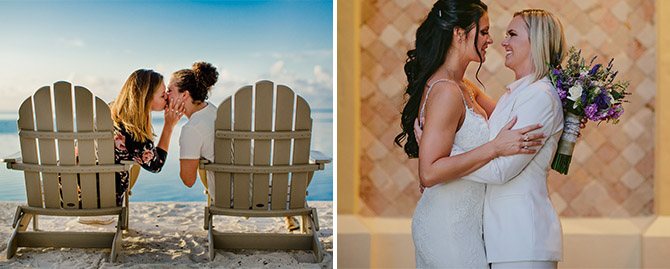 Florida LGBT Beach Weddings - Tiny House Photo LGBT Wedding Photographer