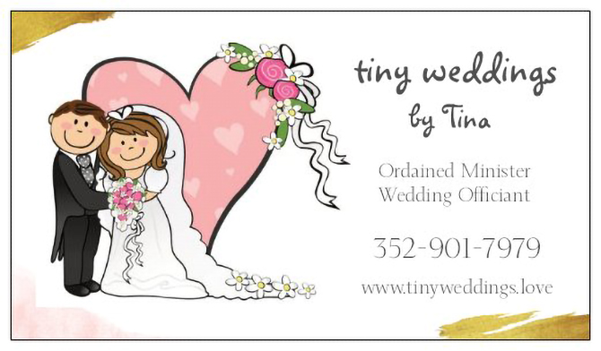 The Villages, Florida LGBT Wedding Officiant - Tiny Weddings By Tina