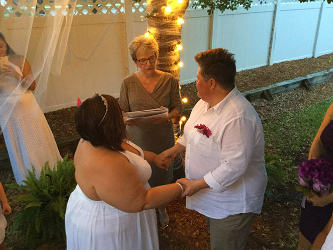 Jacksonville LGBTQ Wedding Ceremony - Weddings and More by Deb