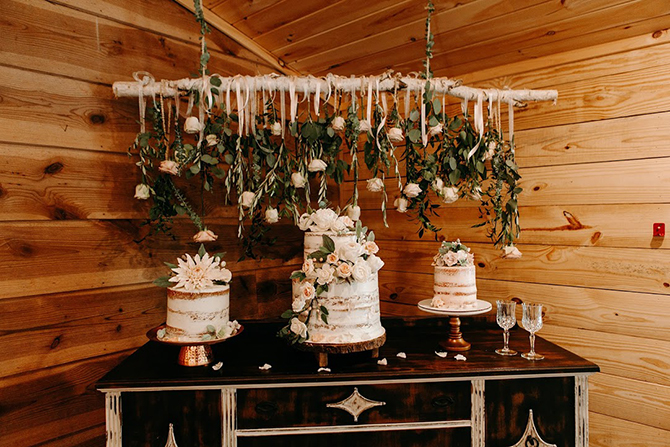 wedding cakes - North Georgia Mountains - LGBT Wedding Venue - Willow Creek Farm