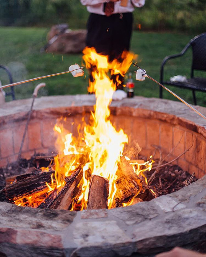 s'mores - North Georgia Mountains - LGBT Wedding Venue - Willow Creek Farm