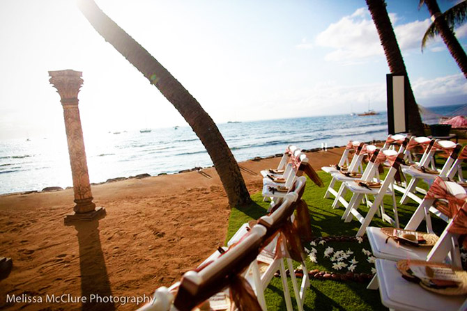 Maui Beach Wedding Lahaina Oceanfront Estate