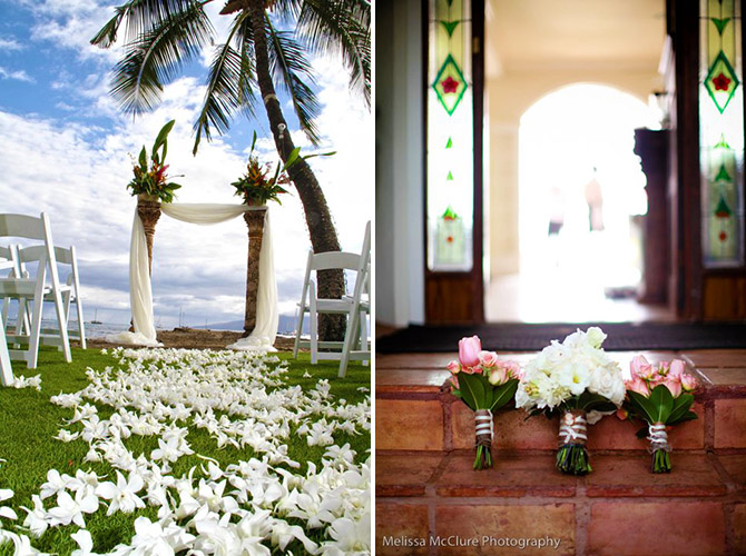 Mauia Beach Weddings Lahaina Oceanfront Estate