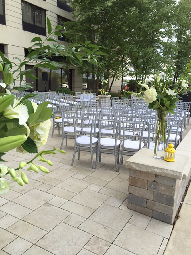 Chicago Marriott Naperville illinois lgbt reception sites ceremony chairs