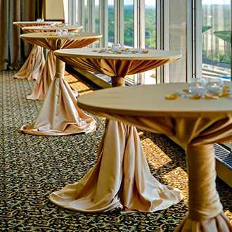 Midwest Conference Center wedding dessert display
