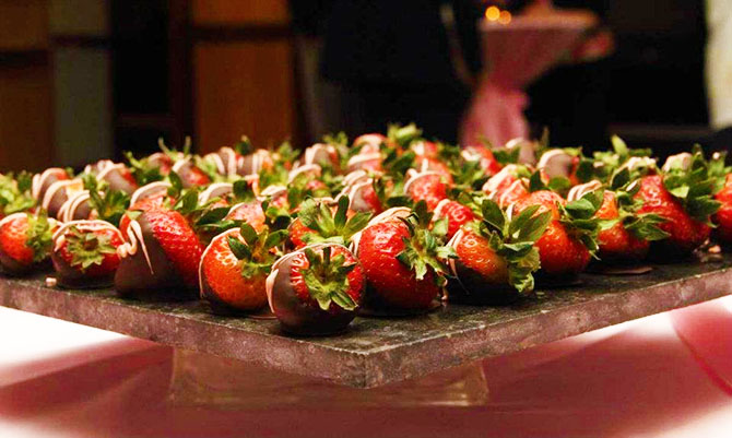 Midwest Conference Center seated wedding reception service