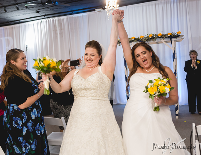Same Sex Wedding at Parkway Banquets & Catering LGBT Weddings in Ingleside Illinois