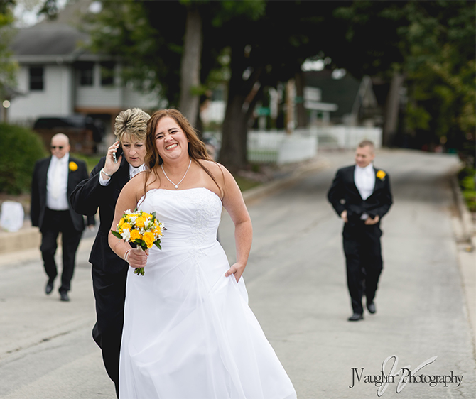 Just married - Lesbian brodes at Parkway Banquets and Catering 