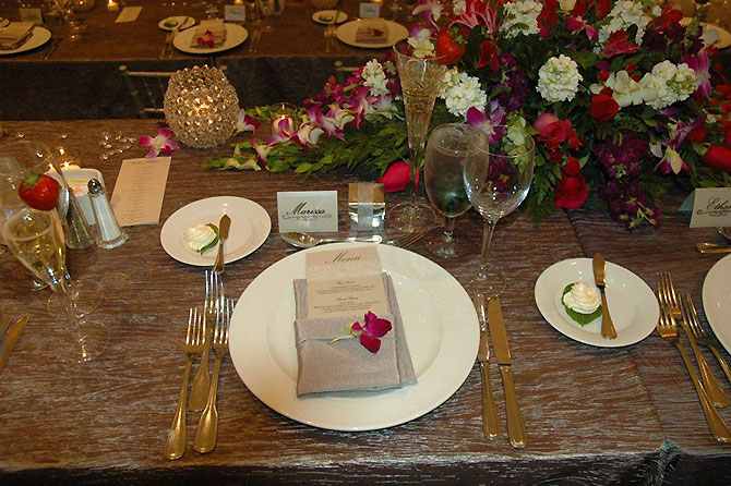 The Stonegate Conference and Banquet Centre - Reception place setting