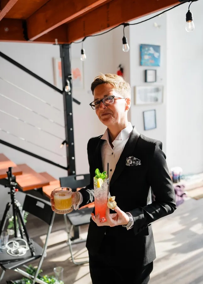 The Voyaging Alchemist Mobile Coffee and Cocktail Bar
Chicago, Illinois LGBT Wedding Bartending & Barista Services
