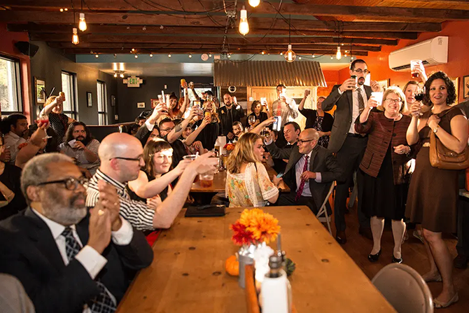 Baltimore, Maryland LGBT Wedding Reception Venue - Blue Pit BBQ