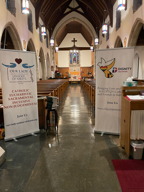 Our Lady Undoer of Knots Inclusive Catholic Community Baltimore, Maryland LGBTQ Inclusive Catholic Church 