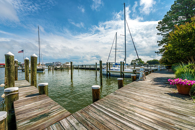 St. Michaels Harbor Inn - Marina Dock