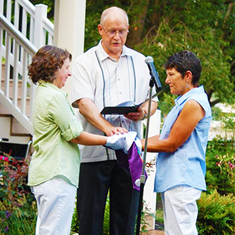 Thoughtful Weddings Rovan Wernsdorfer Gay Wedding Officiant in Baltimore Maryland