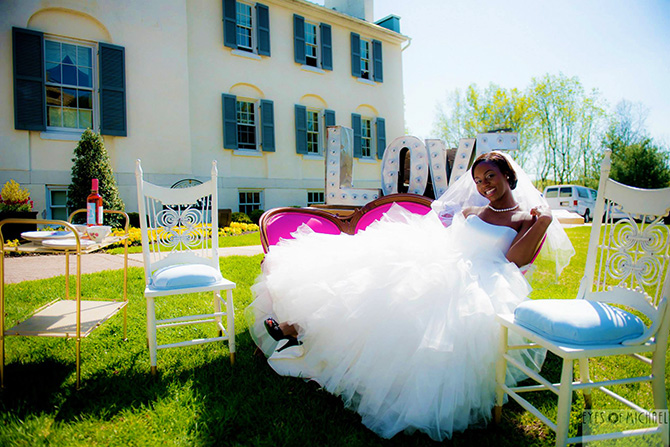 Historic Oakland Columbia Maryland Bride Outdoors