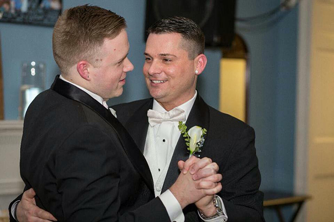 LGBT Wedding First Dance at Historic Oakland in Maryland