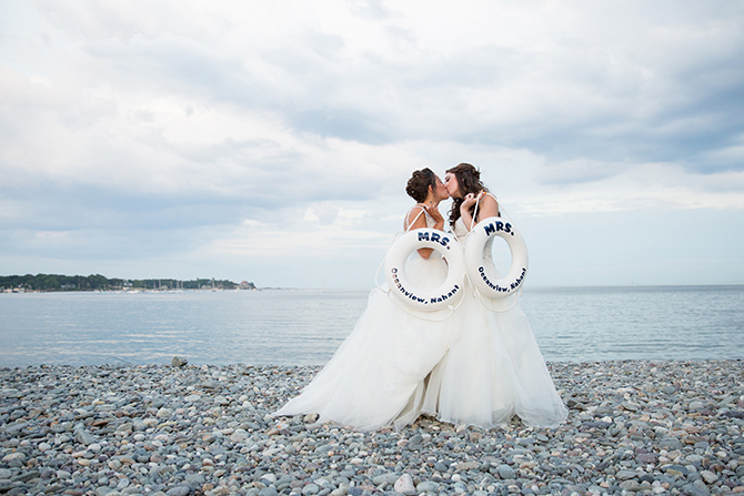 LGBT Beach Wedding - Nahant, MA LGBT Wedding Reception Venue - The Oceanview of Nahant