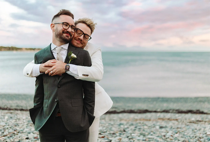 LGBT Beach Wedding - Nahant, MA LGBT Wedding Reception Venue - The Oceanview of Nahant