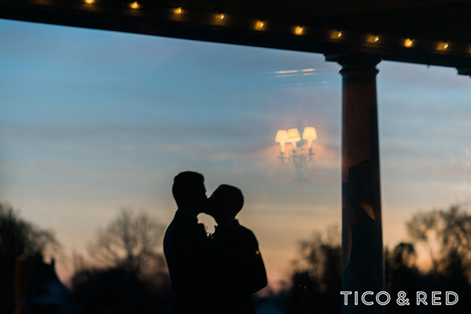 The Endicott Estate In Dedham Massachusetts Gay Kiss Window Reflection At Dusk