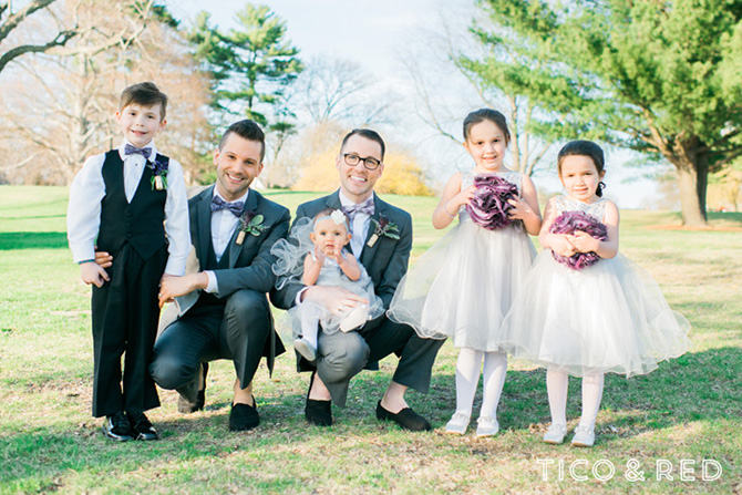The Endicott Estate In Dedham Massachusetts Gay Couple Wedding Party Pose