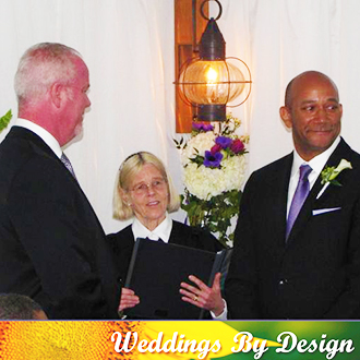 Weddings By Design Lucinda Graham LGBT Wedding Officiant in Brewster Massachusetts