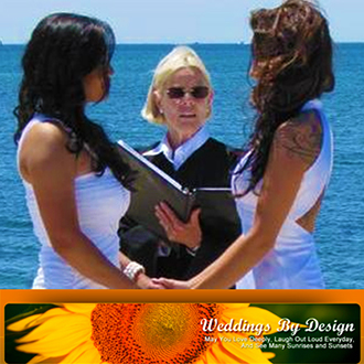 Weddings By Design Lucinda Graham LGBT Wedding Officiant in Brewster Massachusetts